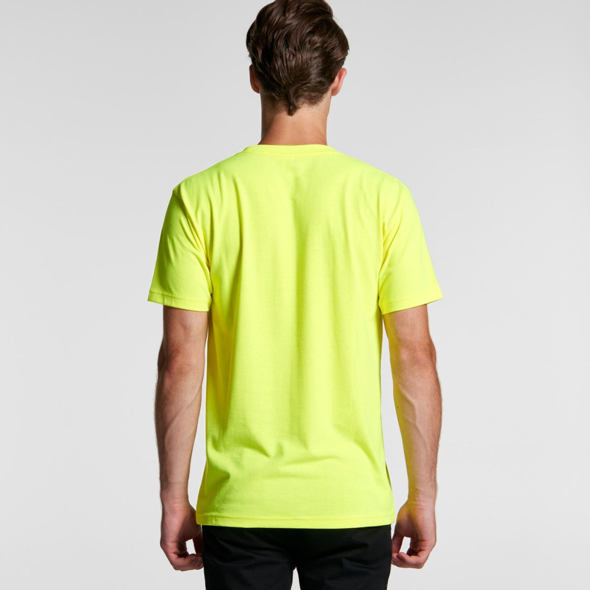 ascolour Men's Block Short Sleeve Safety Colour Tee 5050F