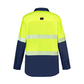 Syzmik Hi Vis Outdoor Segmented Tape Long Sleeve Shirt ZW470