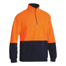 Bisley Hi Vis Polar Fleece Zip Pullover BK6889