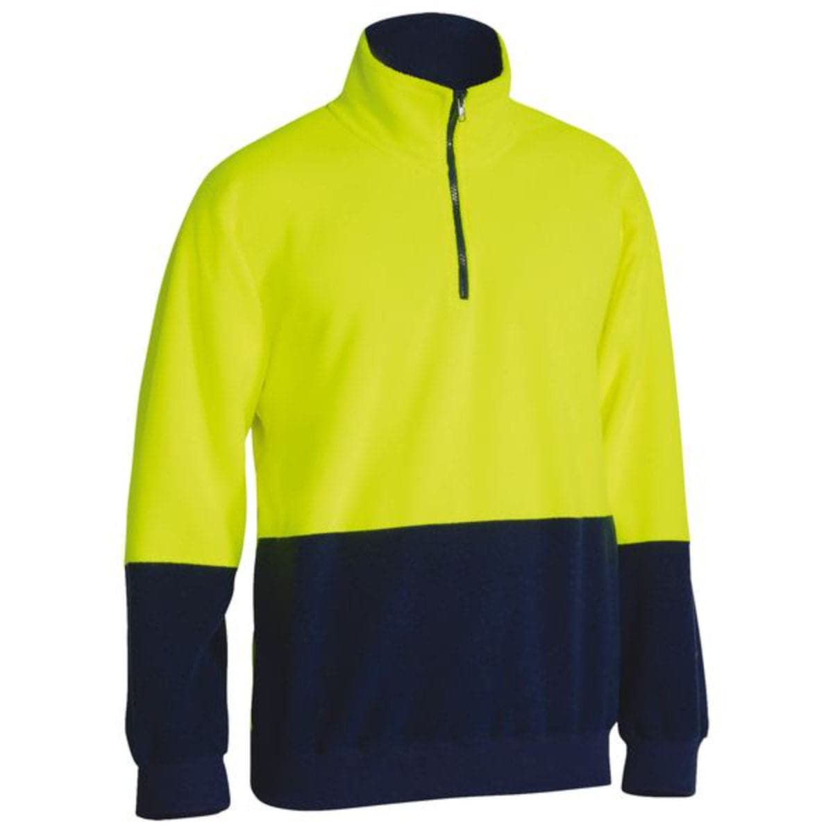 Bisley Hi Vis Polar Fleece Zip Pullover BK6889