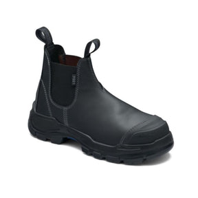 Blundstone Unisex Rotoflex Elastic Side - Slip on Safety Boots - Black #9001