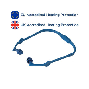 Detectamet Metal Detectable Expandaband Earplugs 2/3 Flange SNR22/23 DB - Blue (Pack of 30)