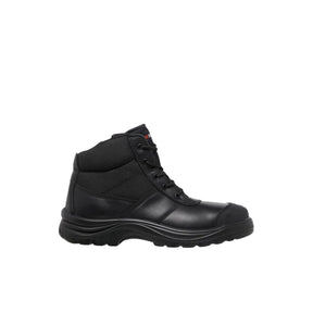 KingGee Tradie Men's Zip/Lace Steel Cap Safety Work Boots 5" K27150