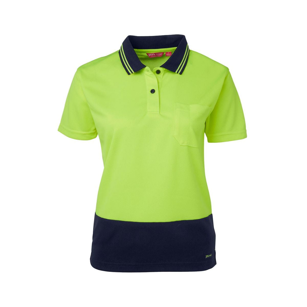 JB's Ladies Hi Vis S/S Comfort Polo 6LHCP