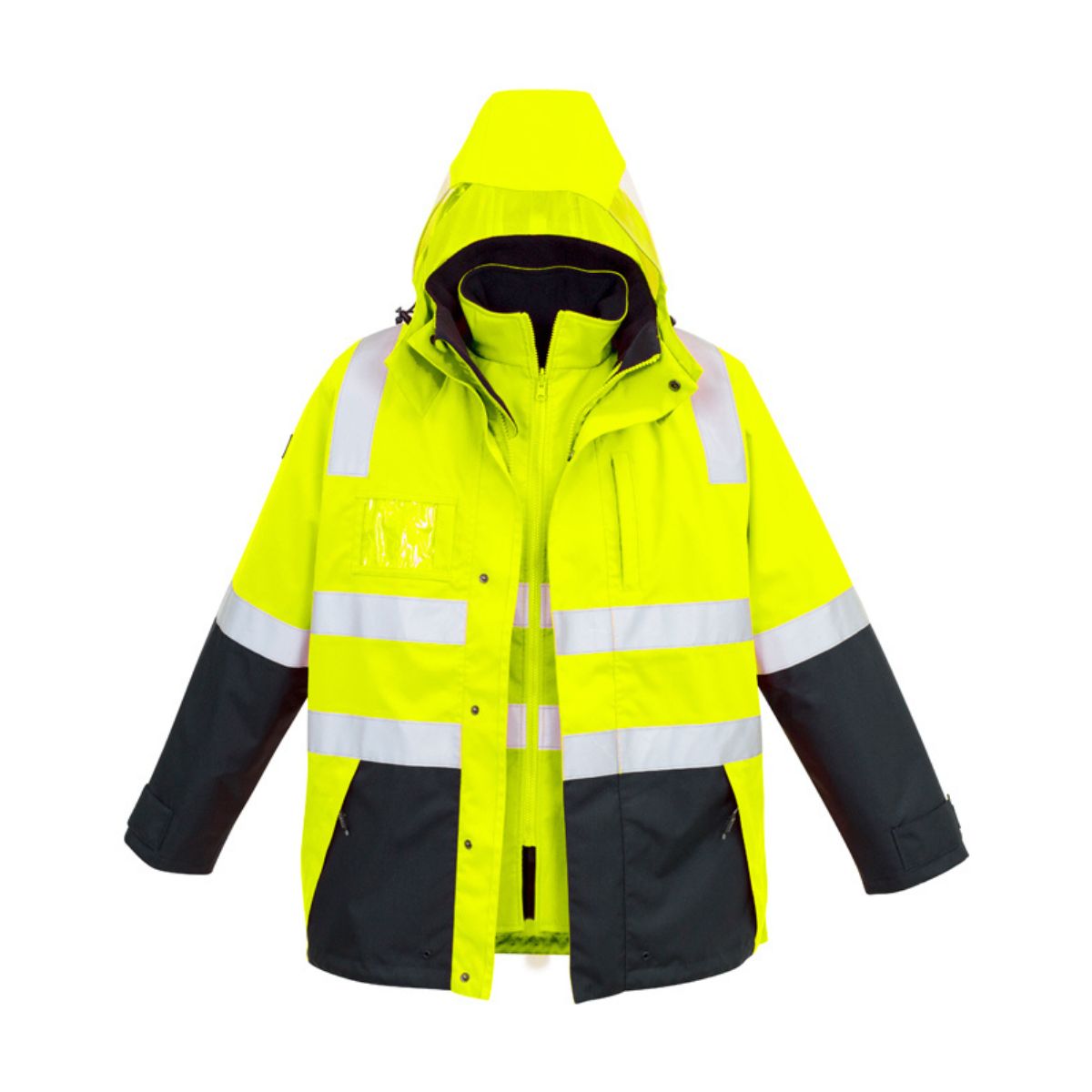 Syzmik Men's Hi Vis 4 In 1 Waterproof Jacket ZJ532