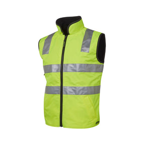 JB'S Hi Vis Day and Night Reversible Polar Fleece Vest 6D4RV