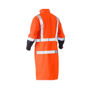 Bisley Taped Hi Vis Long Rain Coat BJ6961T