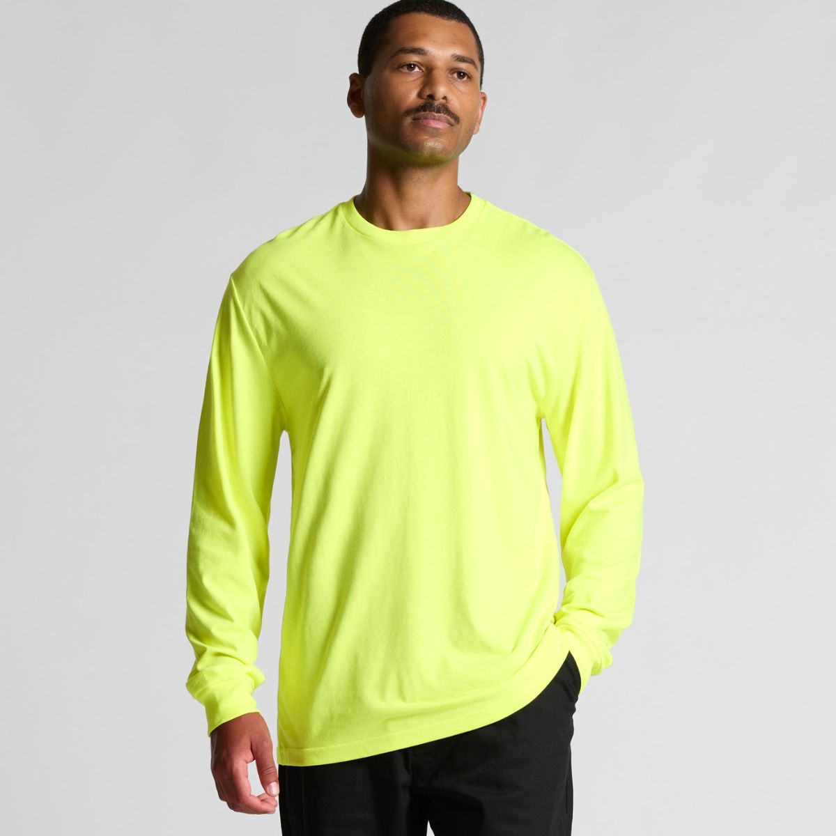 ascolour Men's Block L/S (Safety Colours) 5054F