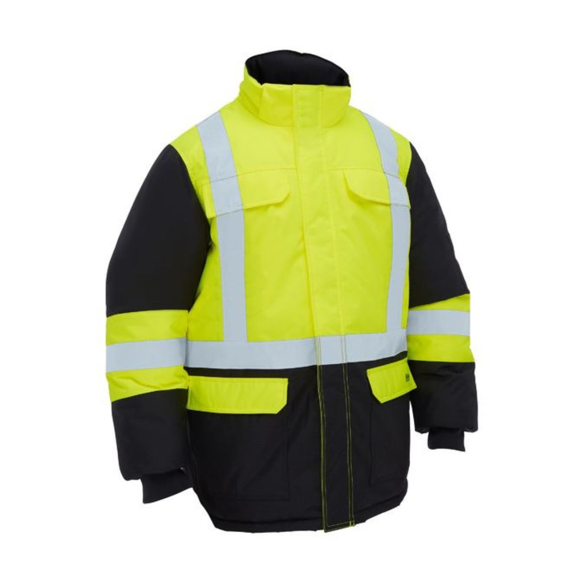 Bisley H Taped Hi Vis Freezer Hooded Jacket BJ6454HT