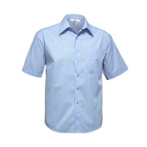 Biz Collection Men's Micro Check Short Sleeve Shirt SH817