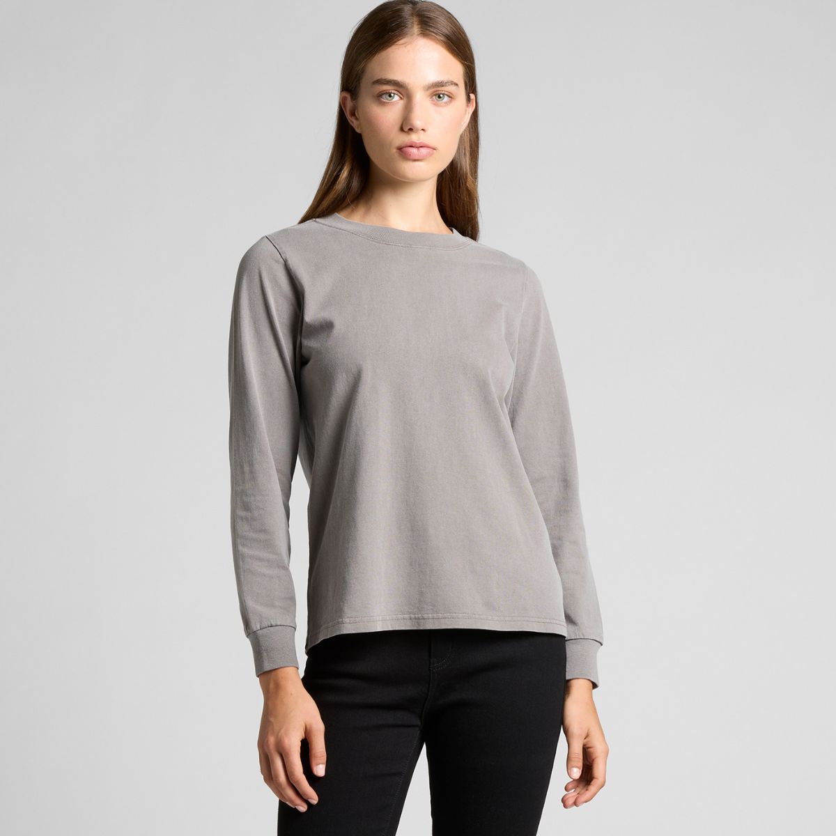 ascolour Women's Heavy Faded L/S Tee 4083