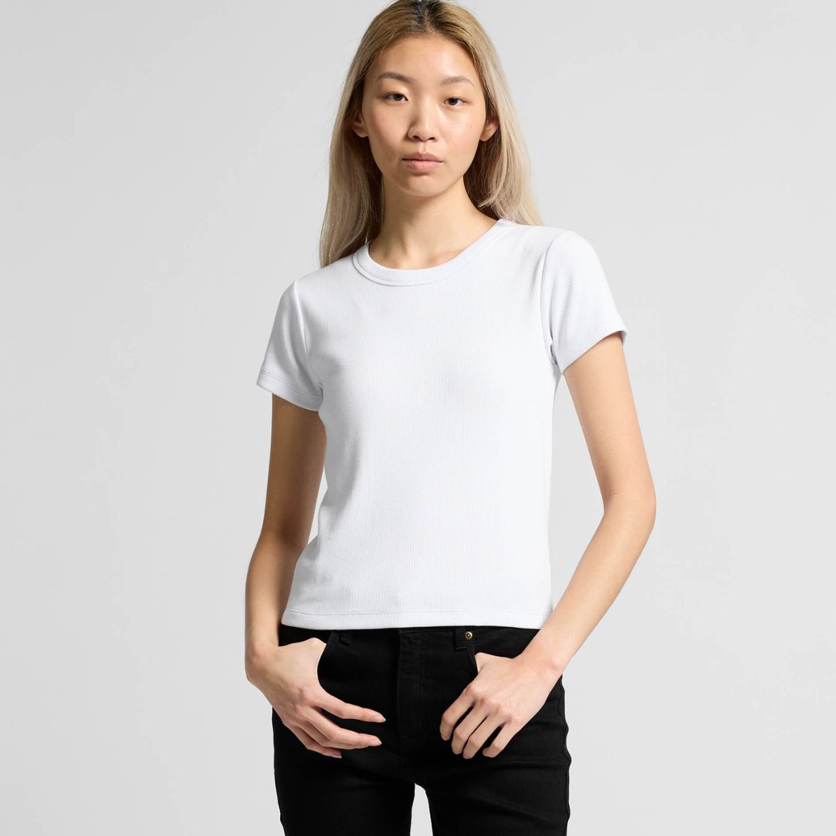 ascolour Women's Organic Rib Tee 4092G