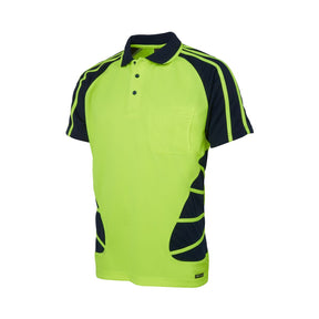 JB's Wear Hi Vis Short Sleeve Spider Polo 6HSP