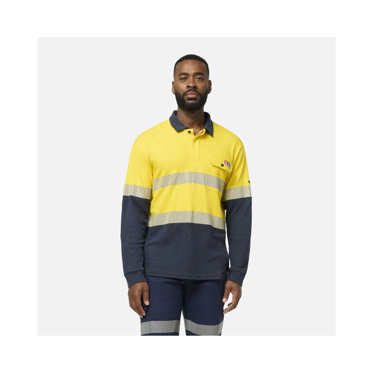 KingGee ShieldTEC FR Hi-Vis Spliced Polo With FR Tape K84008