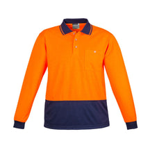 Syzmik Unisex Hi Vis Basic Long Sleeve Polo ZH232