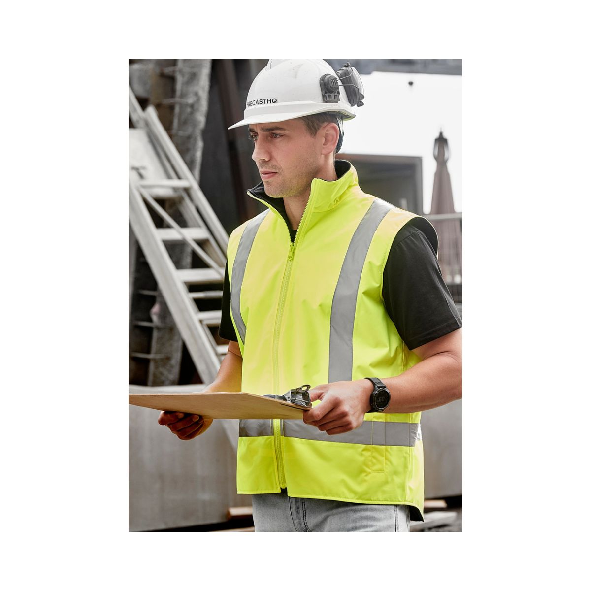 Syzmik  Unisex Hi Vis Waterproof Reversible Vest ZV228