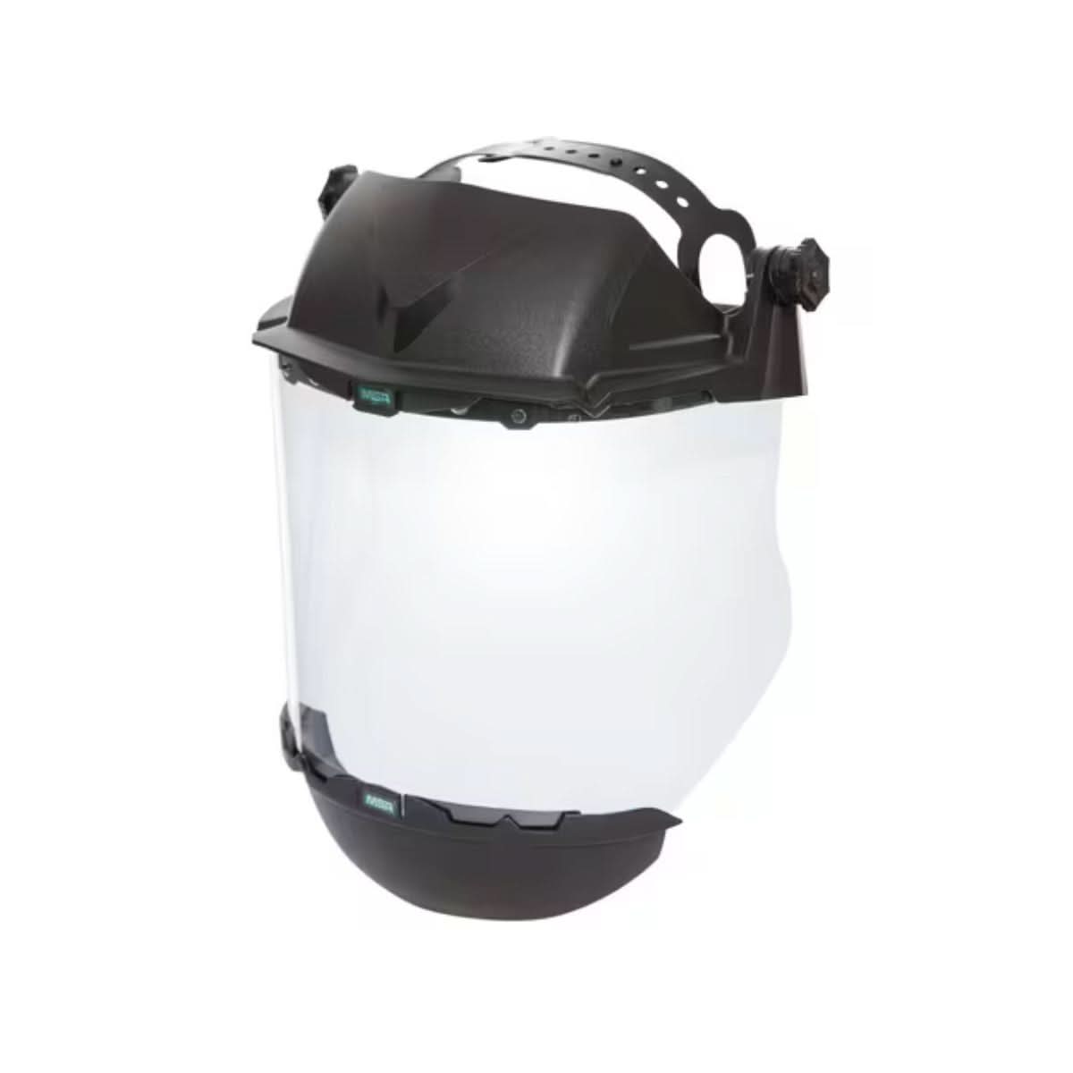 MSA Faceshield V-Gard® headgear STD, Clear Polycarbonate 1.02mm W/STD Chin-guard General Purpose Kit 767911CL (Each)