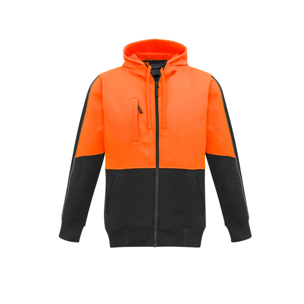 Syzmik Unisex Hi Vis Full Zip Hoodie ZT485