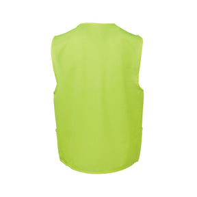 JB's Hi Vis Zip Safety Vest 6HVSZ (Each)