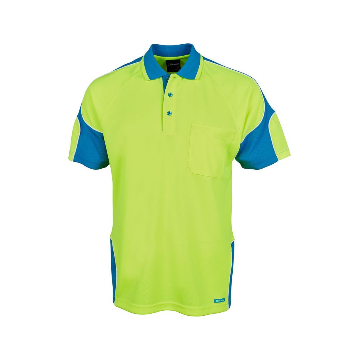 JB's Wear HI VIS Short sleeve Arm Panel Polo