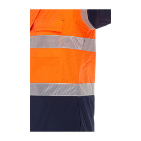 Bisley Women's X Airflow Hi Vis Taped Stretch Ripstop Shirt BL6491T