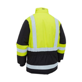 Bisley H Taped Hi Vis Freezer Hooded Jacket BJ6454HT