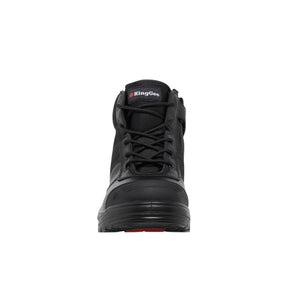 KingGee Tradie Men's Zip/Lace Steel Cap Safety Work Boots 5" K27150
