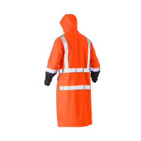 Bisley Taped Hi Vis Long Rain Coat BJ6961T