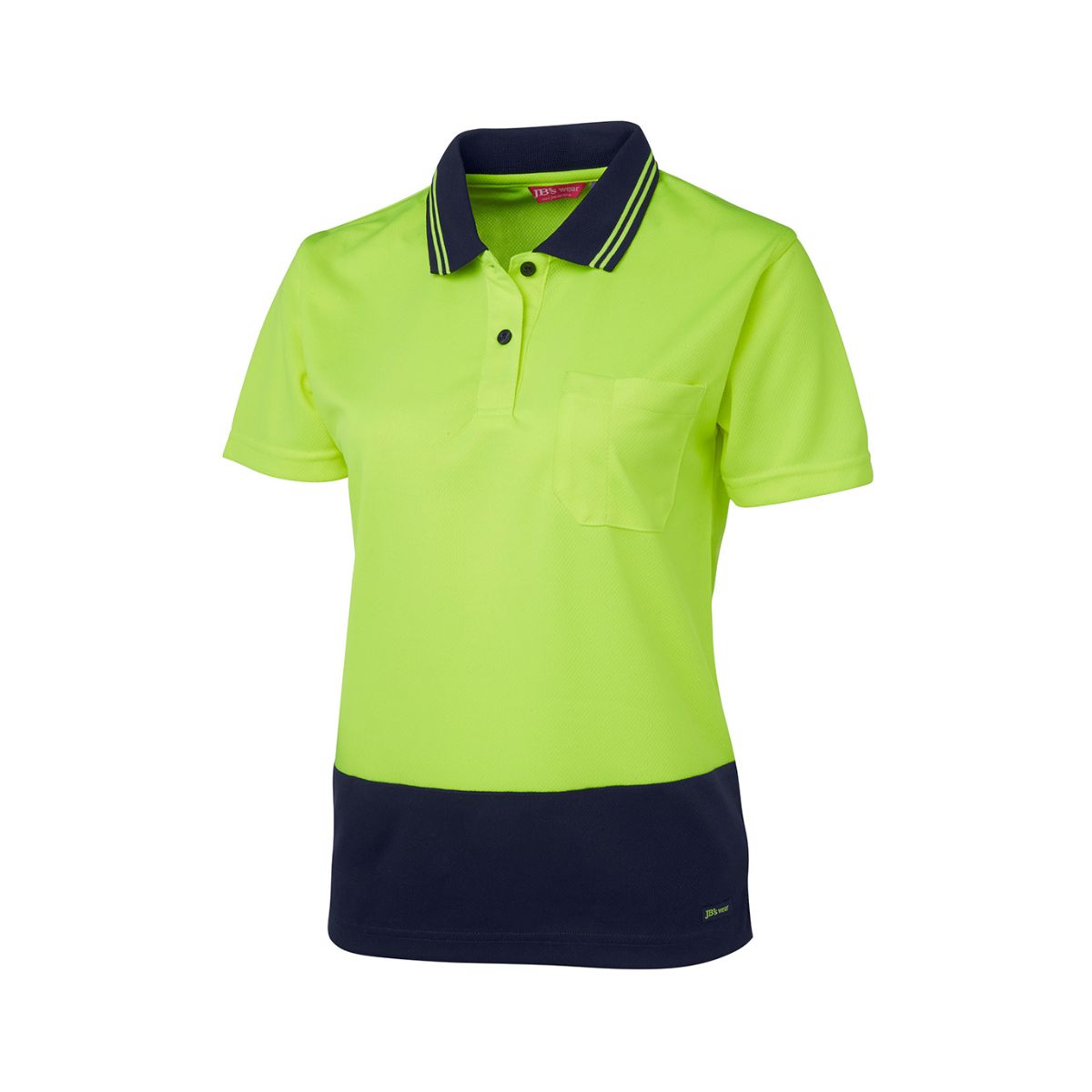 JB's Ladies Hi Vis S/S Comfort Polo 6LHCP