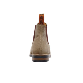 Hard Yakka Mustang Signature Pull-up Leather Boot - Taupe Suede Y61063