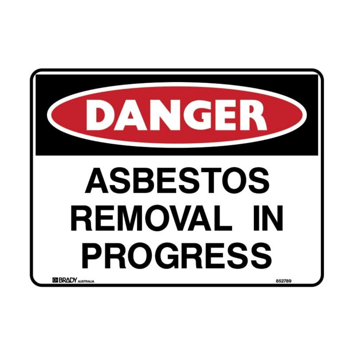 Danger Asbestos Removal In Progress