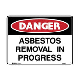 Danger Asbestos Removal In Progress