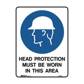 Head Protection Must Be Worn In This Area