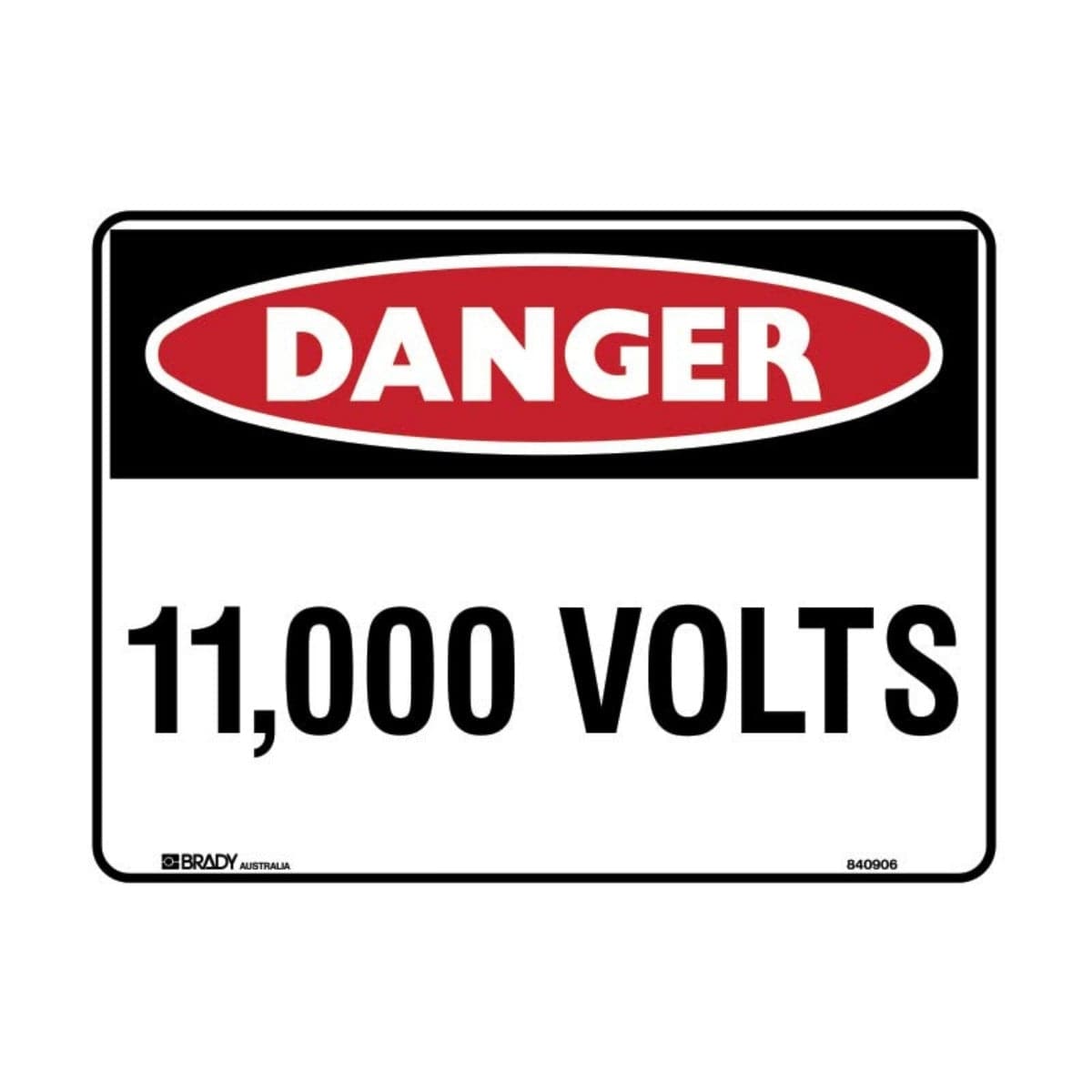 Danger 11,00 Volts