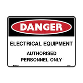 Danger Electrical Equipment Authorised Personnel Only