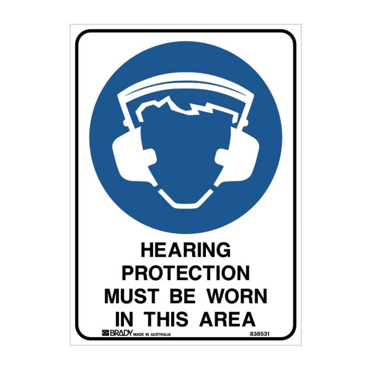 Hearing Protection Must Be Work In This Area