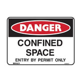 Danger Confined Space Entry By Permit Only