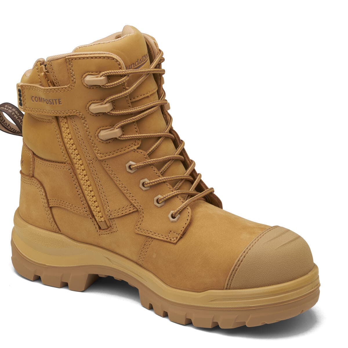 Blundstone Unisex Rotoflex  Safety Boots - Wheat #8560