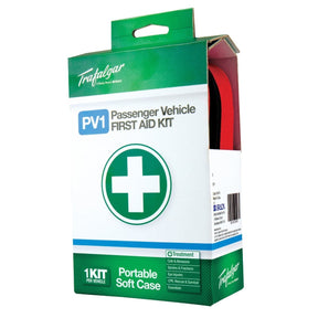 Passenger Vehicle First Aid Kit - Portable PV1 (Soft Case)