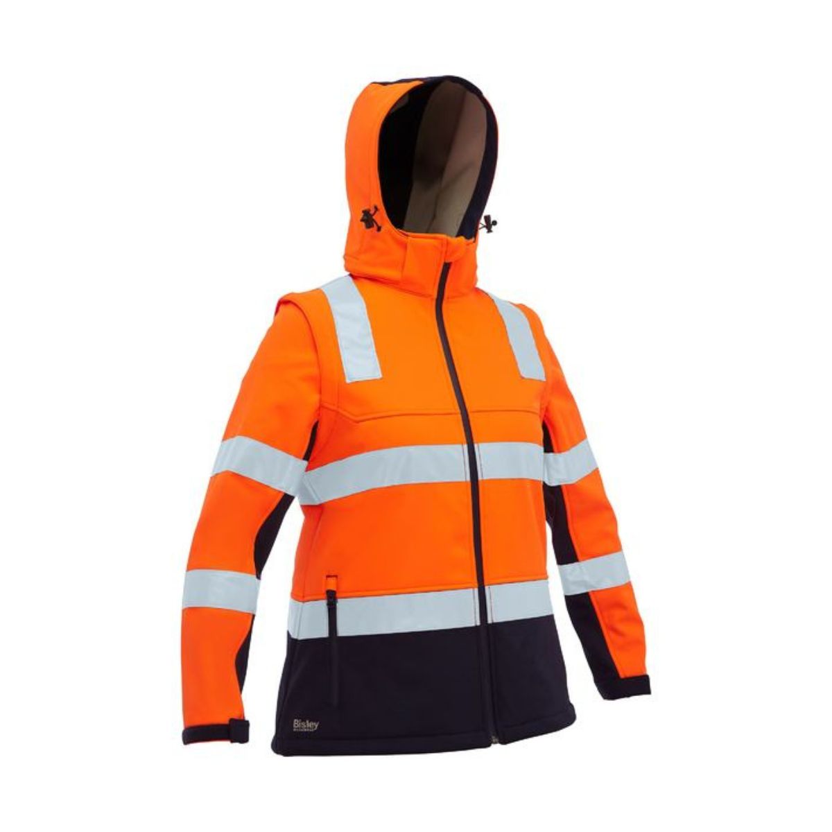 Bisley Women's Taped Two Tone Hi Vis 3 in 1 Soft Shell Jacket BJL6078T