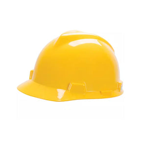 MSA V-Gard Elite Hard Hat, Non-Vented, Push-Key 4pt Suspension 226025