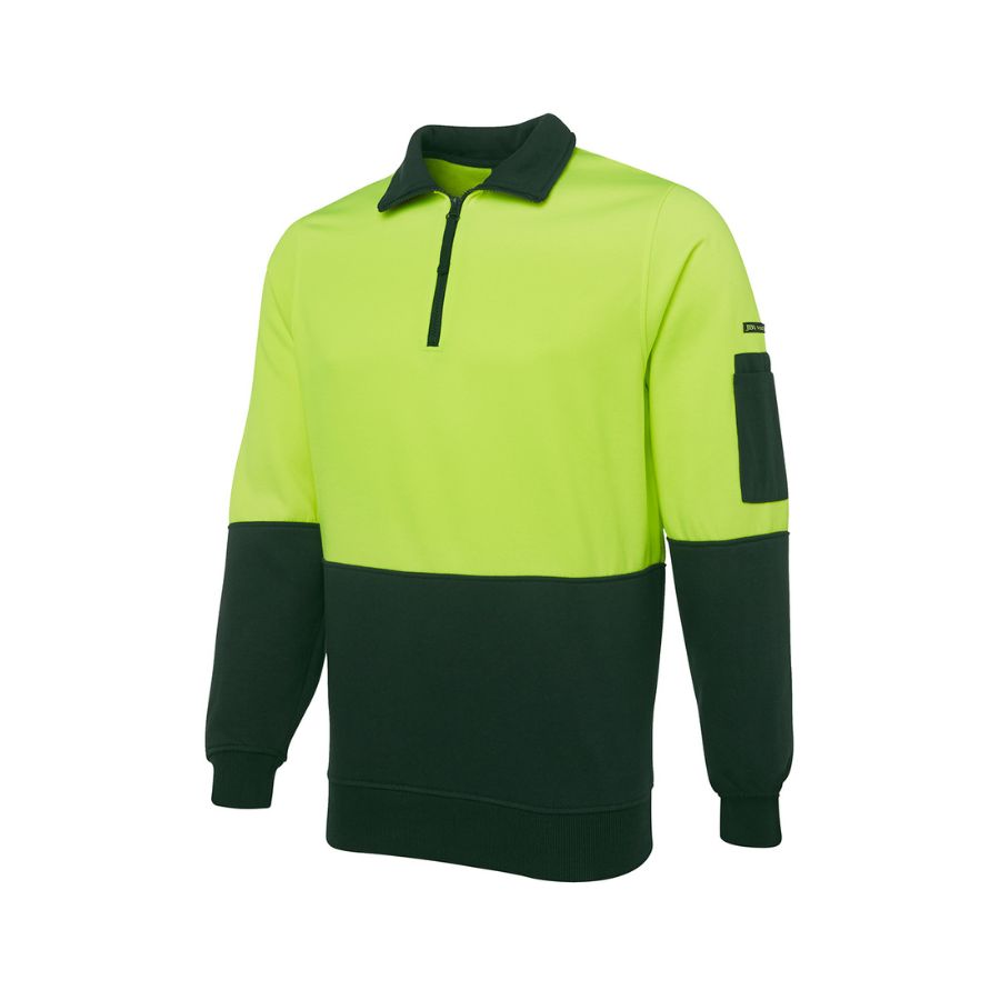 JB'S Hi Vis 1/2 Zip Fleecy 6HVFH