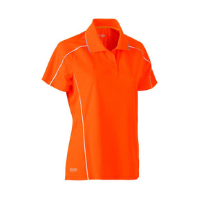 Bisley Women's Cool Mesh Polo With Reflective Piping BKL1425