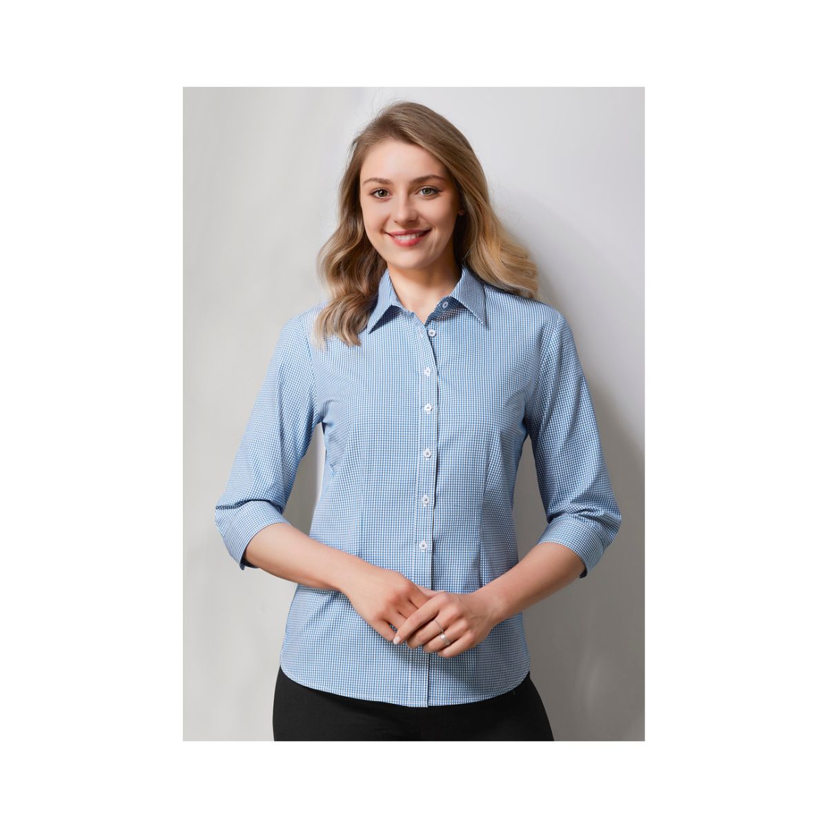 Biz Collection Women's Ellison 3/4 Sleeve Shirt S716LT