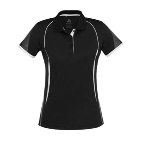 Biz Collection Women's Razor Short Sleeve Polo - Dark Colours P405LS