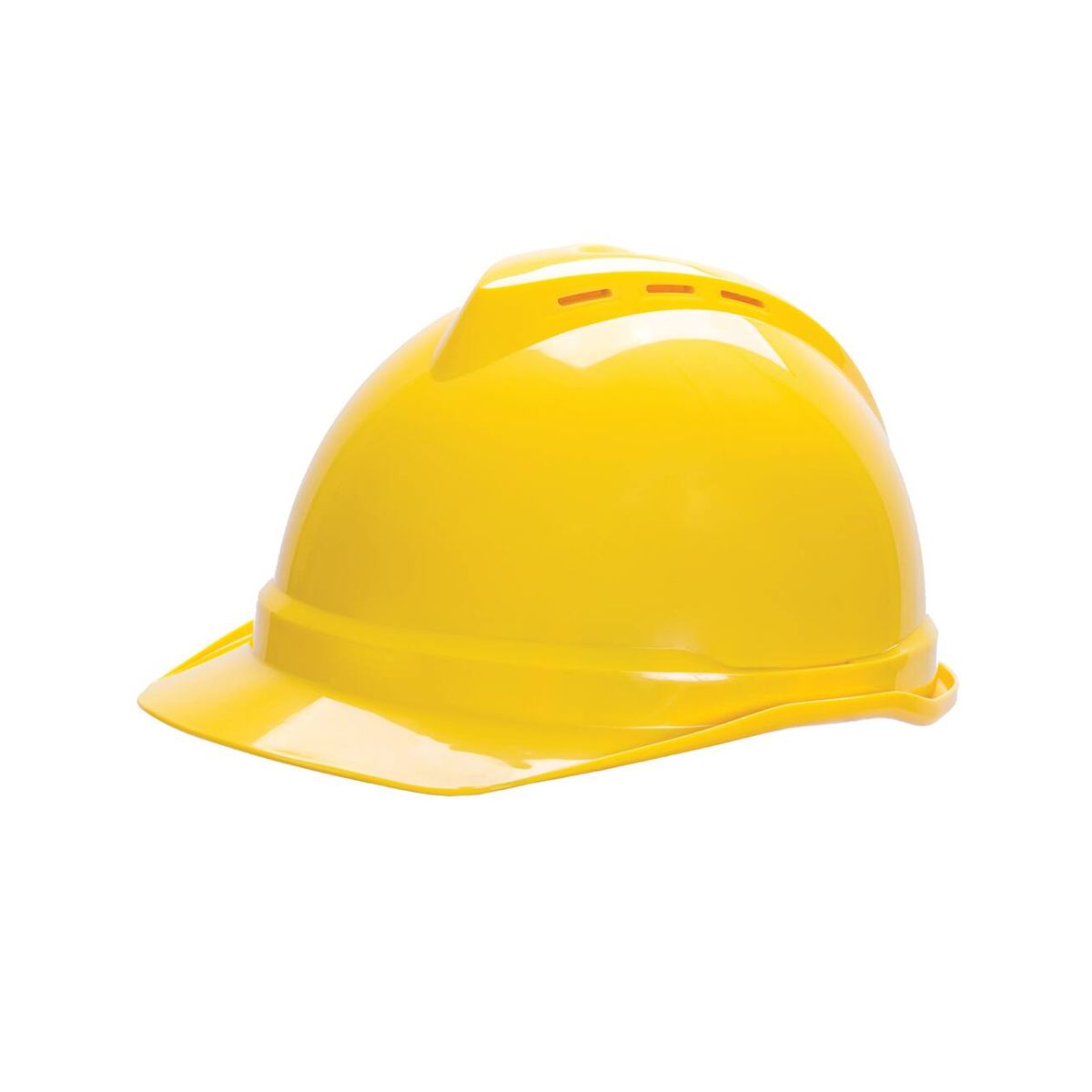 MSA V-Gard 500 Hard Hat, Vented, Fas-Trac III 6pt Suspension 229719V