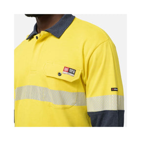 KingGee ShieldTEC FR Hi-Vis Spliced Polo With FR Tape K84008