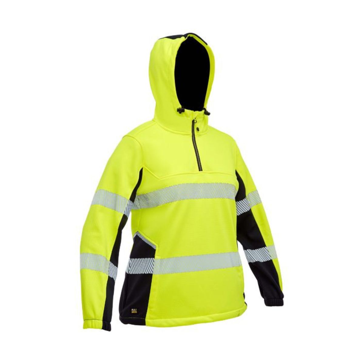 Bisley Women’s Flx & Move™ Hi Vis Taped Liquid Repellent Fleece Hoodie BKL6571T