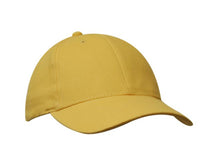 Heavy Brushed Cotton 6 Panel Low Profile Cap 4199