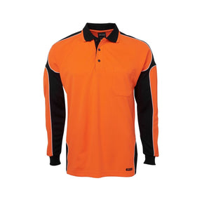 JB's Hi Vis L/S Arm Panel Polo 6AP4L